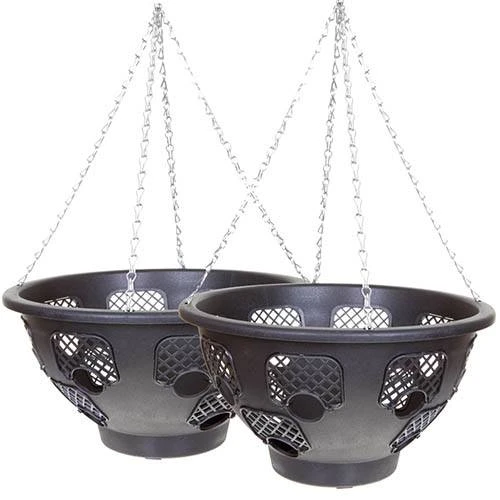Easy Fill Hanging Baskets 38cm (15in) Pair 3 Easy Fill Hanging Baskets 38cm (15in) Pair