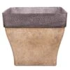 'Diablo' Square Planter 36cm (14in) Brown 1 'Diablo' Square Planter 36cm (14in) Brown -Garden Bulbs Store 130391