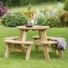 Katie Round Picnic Table -Garden Bulbs Store 160042