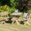 Harriet Table & 2 Bench Set -Garden Bulbs Store 160084