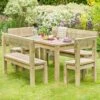 Philippa Table & Bench Set -Garden Bulbs Store 160089