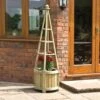 Marberry Obelisk Planter 1 Marberry Obelisk Planter -Garden Bulbs Store 160267