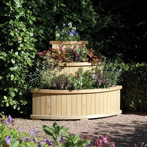 Marberry Corner Cascade Planter 3 Marberry Corner Cascade Planter