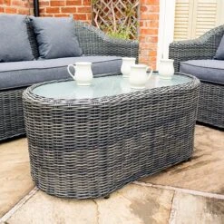 Bunbury Sofa Set Grey Weave -Garden Bulbs Store 160288 3