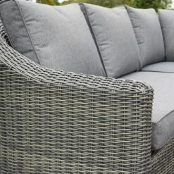 Bunbury Corner Sofa Set-Grey Weave -Garden Bulbs Store 160292 4