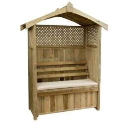 Dorset Arbour With Storage Box And Seat Cushion -Garden Bulbs Store 160506 1