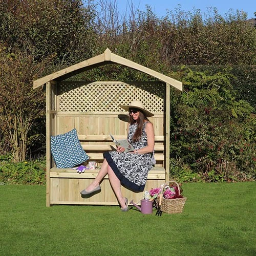 Hampshire Arbour With Storage Box And Cushion 3 Hampshire Arbour With Storage Box And Cushion