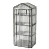 Wooden Greenhouse Nursery & PE Cover - Grey Wash -Garden Bulbs Store 160647
