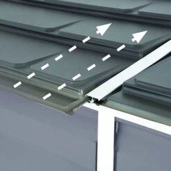 Palram 4x6 Skylight Grey Pent Shed -Garden Bulbs Store 160733 6