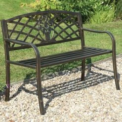 Coalbrookdale Garden Bench - Bronze 8 Coalbrookdale Garden Bench - Bronze -Garden Bulbs Store 160793 2