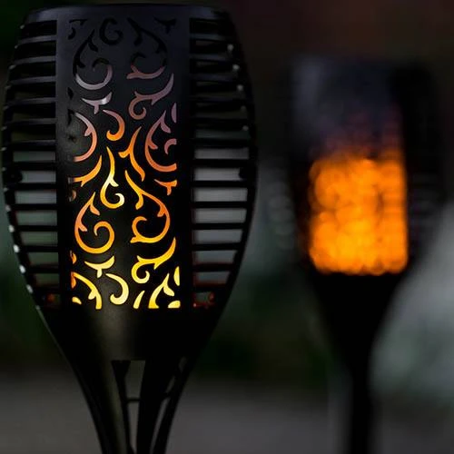 TrueFlame Mini Solar Torch Light 2pk 3 TrueFlame Mini Solar Torch Light 2pk
