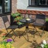 Havana Bistro Set-Black -Garden Bulbs Store 161193