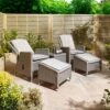 Prestbury Lounger Set-Natural Stone -Garden Bulbs Store 161225