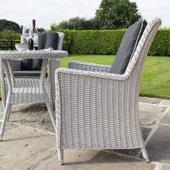 Prestbury Bistro Set Putty Grey -Garden Bulbs Store 161228 5