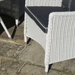 Prestbury 4 Seater Dining Set Putty Grey -Garden Bulbs Store 161230 7