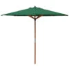 Willington Green 2.7m Wooden Parasol -Garden Bulbs Store 161238