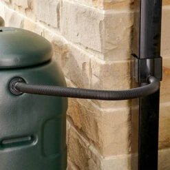 Water Butt With Stand And Diverter Kit-Grey 227L -Garden Bulbs Store 161313 1