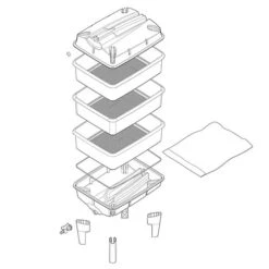 Tiger Wormery-3 Tray -Garden Bulbs Store 161318 5
