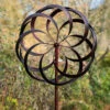 Grantchester Burnished Gold Wind Sculpture 1 Grantchester Burnished Gold Wind Sculpture -Garden Bulbs Store 161468