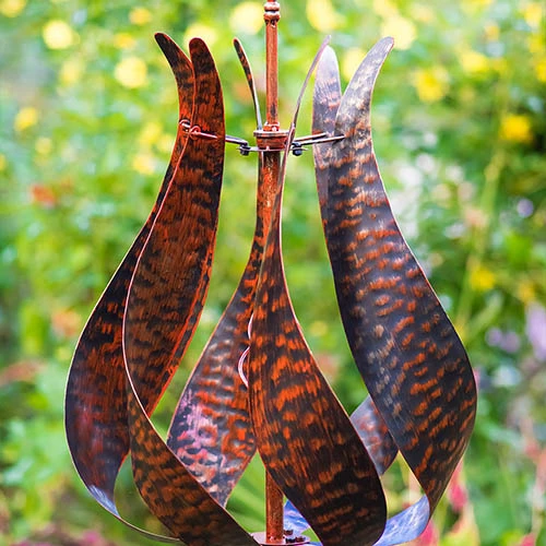 Jubilee Burnished Gold Wind Sculpture 3 Jubilee Burnished Gold Wind Sculpture