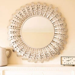 Silver Leaf Indoor Mirror