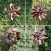 Set Of 4 Flower Wind Spinners -Garden Bulbs Store 161519
