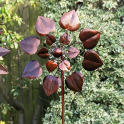 Set Of 4 Flower Wind Spinners -Garden Bulbs Store 161519 3