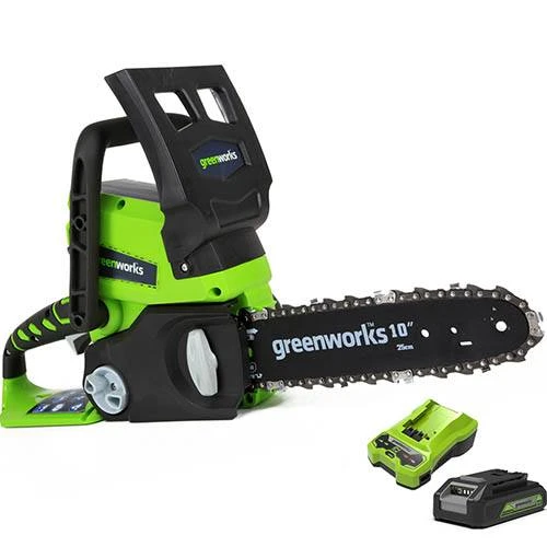 Greenworks 24V Cordless Chainsaw With 2Ah Battery And Charger 3 Greenworks 24V Cordless Chainsaw With 2Ah Battery And Charger
