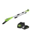 Greenworks 24V Polesaw With 2Ah Battery And Charger -Garden Bulbs Store 180273