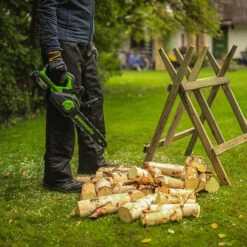 Cordless Brushless Chainsaw With 2Ah Battery & Charger 9 Cordless Brushless Chainsaw With 2Ah Battery & Charger -Garden Bulbs Store 180365 3